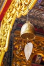 Small bell hanging under the templeÃÂ  Royalty Free Stock Photo